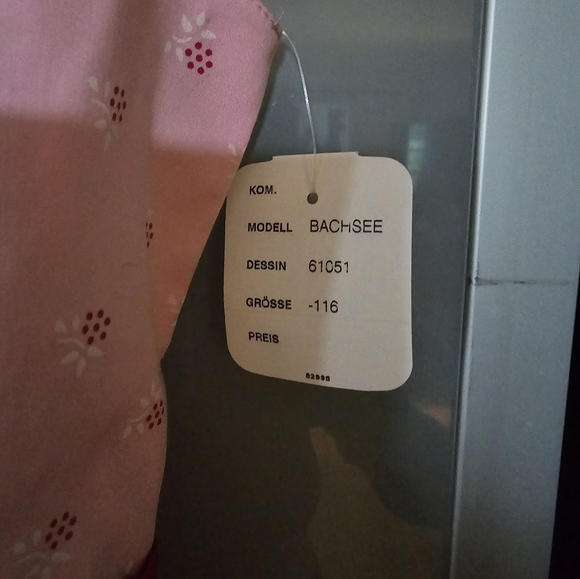 Nwt Girls Authentic Hammerschmid Pink Dirndl - Picture 8 of 11